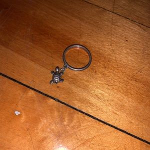 Sterling silver turtle ring size 7